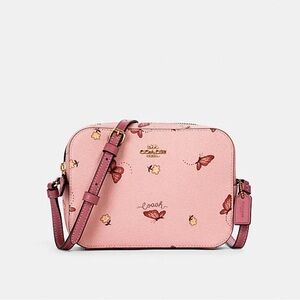 Coach Crossbody Bag With Butterflies print